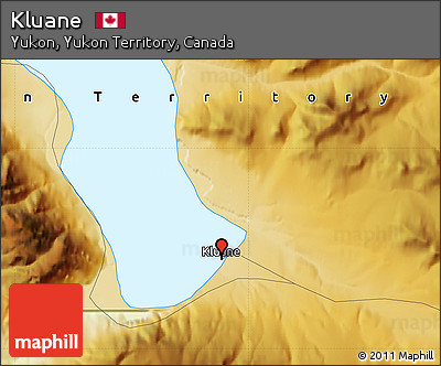 Physical Map of Kluane