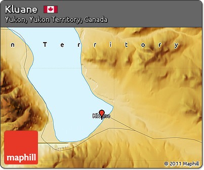 Physical Map of Kluane