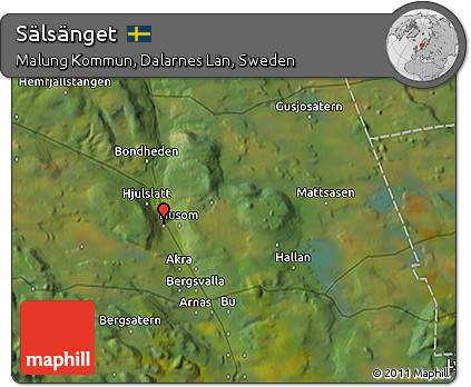 Satellite 3D Map of Sälsänget