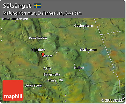 Satellite 3D Map of Sälsänget