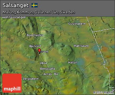 Satellite 3D Map of Sälsänget