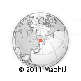 Outline Map of the Area around 60° 58' 34" N, 144° 34' 29" E, rectangular outline