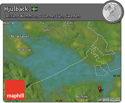 Satellite Map of Hjulbäck