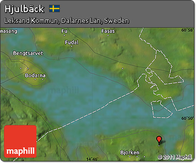 Satellite Map of Hjulbäck