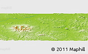 Physical Panoramic Map of the area around 60° 58' 34" N, 157° 10' 30" W