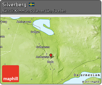 Physical 3D Map of Silverberg