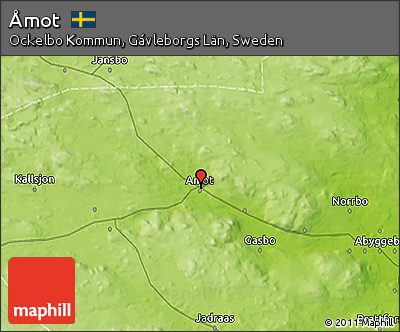 Physical 3D Map of Åmot
