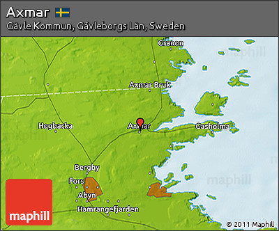 Physical 3D Map of Axmar