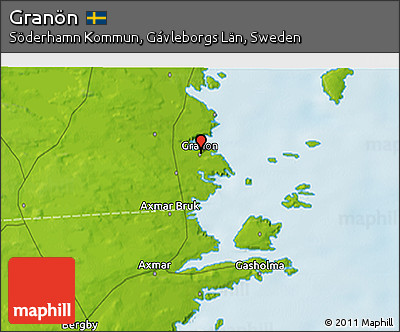 Physical 3D Map of Granön