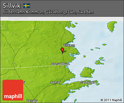 Physical 3D Map of Sillvik