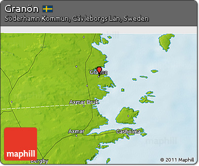 Physical 3D Map of Granön