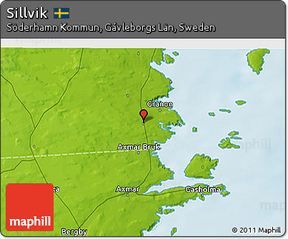Physical 3D Map of Sillvik