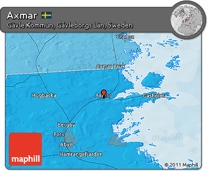 Political 3D Map of Axmar