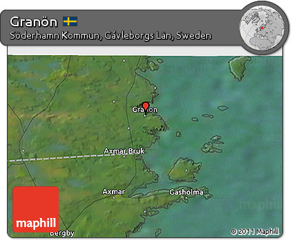 Satellite 3D Map of Granön