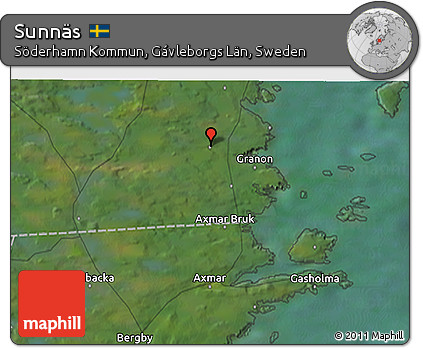 Satellite 3D Map of Sunnäs