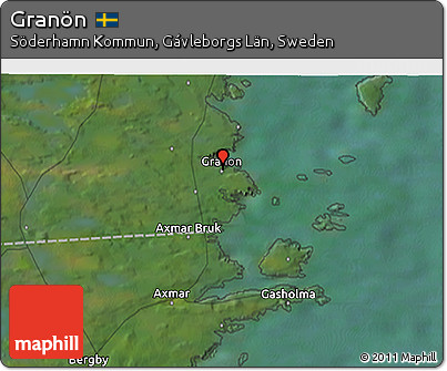 Satellite 3D Map of Granön