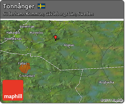 Satellite 3D Map of Tönnånger