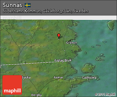 Satellite 3D Map of Sunnäs