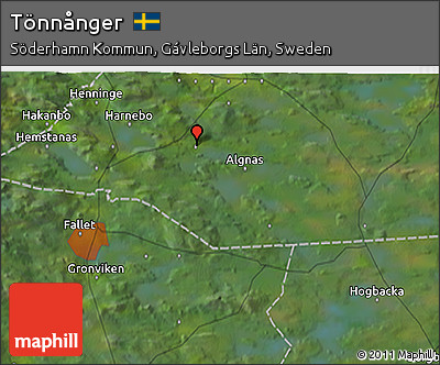 Satellite 3D Map of Tönnånger