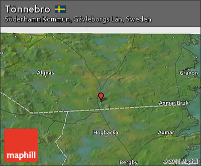 Satellite 3D Map of Tönnebro