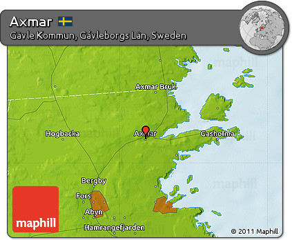 Physical Map of Axmar