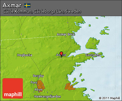 Physical Map of Axmar
