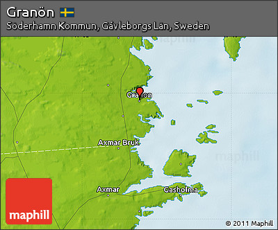 Physical Map of Granön