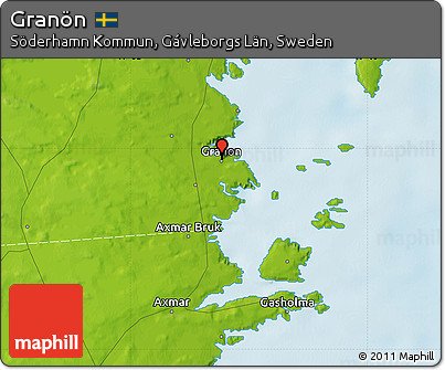 Physical Map of Granön