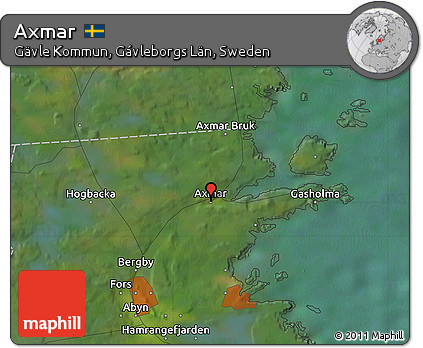 Satellite Map of Axmar