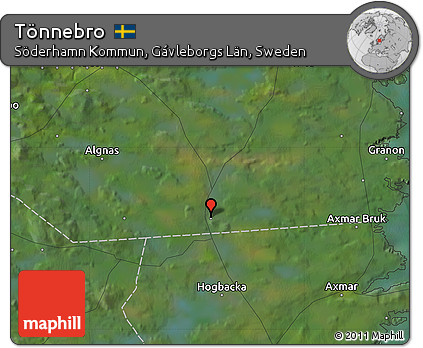 Satellite Map of Tönnebro