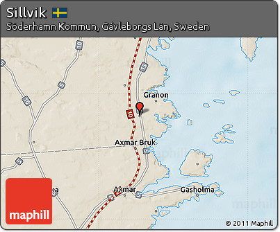 Shaded Relief Map of Sillvik