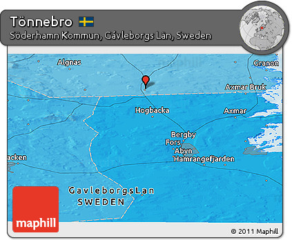 Political Panoramic Map of Tönnebro