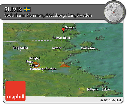 Satellite Panoramic Map of Sillvik