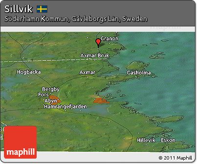 Satellite Panoramic Map of Sillvik