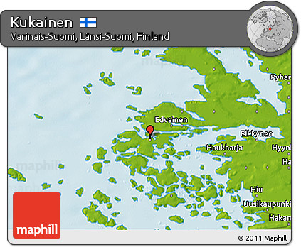 Physical 3D Map of Kukainen