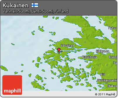 Physical 3D Map of Kukainen