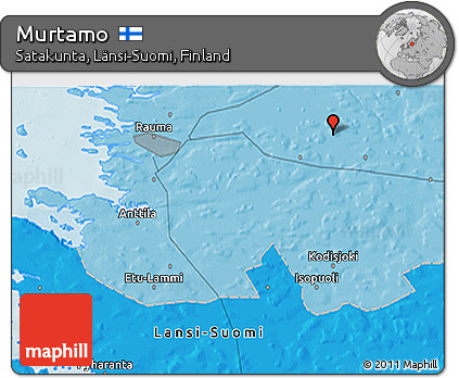 Political 3D Map of Murtamo