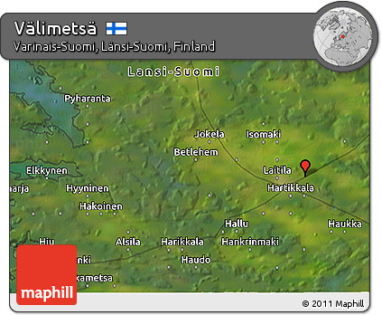 Satellite 3D Map of Välimetsä