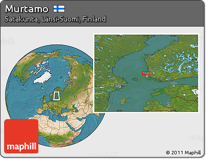 Satellite Location Map of Murtamo