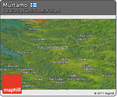 Satellite Panoramic Map of Murtamo