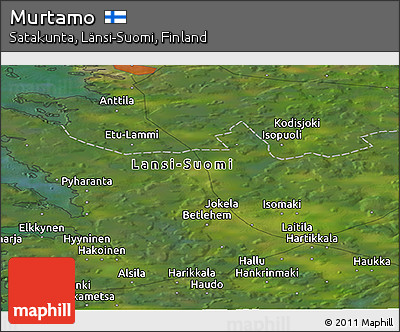 Satellite Panoramic Map of Murtamo
