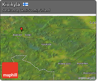 Satellite 3D Map of Kivikylä
