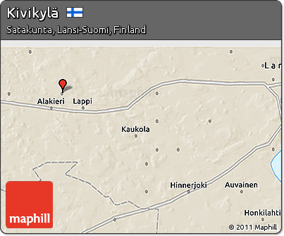 Shaded Relief 3D Map of Kivikylä