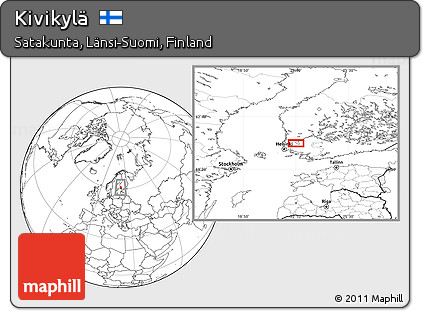 Blank Location Map of Kivikylä