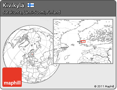 Blank Location Map of Kivikylä