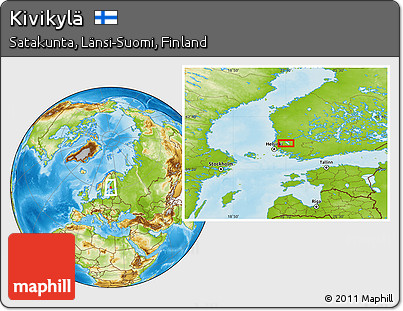 Physical Location Map of Kivikylä