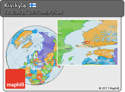 Political Location Map of Kivikylä