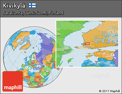 Political Location Map of Kivikylä
