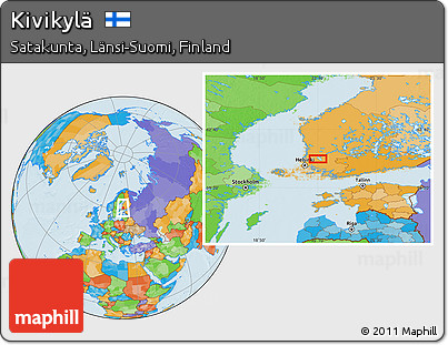 Political Location Map of Kivikylä