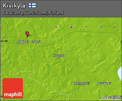 Physical Map of Kivikylä